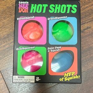 teenie NeeDoh Hot Shots Squish Toy Set - Multicolor